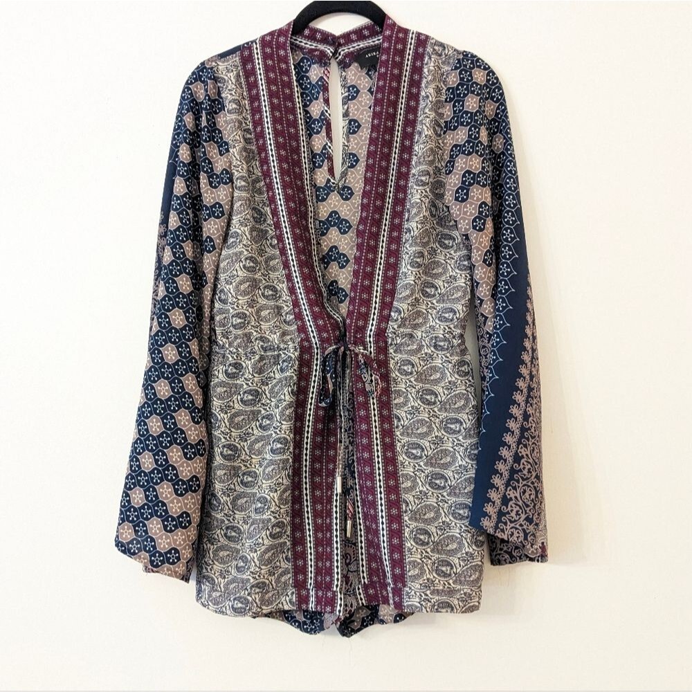 Akira Chicago Black Label bohemian romper size Small